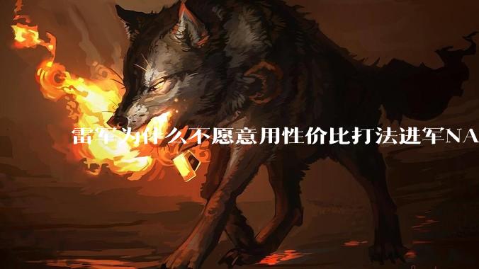 雷军为什么不愿意用性价比打法进军NAS？