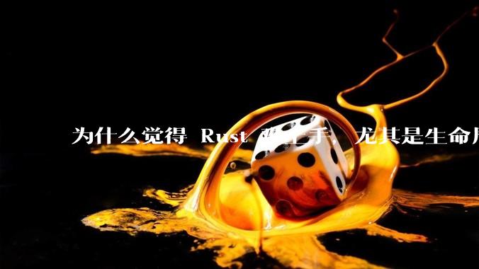 为什么觉得 Rust 难上手，尤其是生命周期？